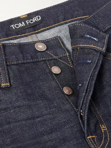 Tom Ford Straight-Leg Selvedge Jeans - Men | Thumbnail 6