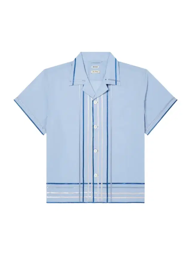 Ribbon Plaid Camp-Collar Satin-Trimmed Cotton-Poplin Shirt - Men