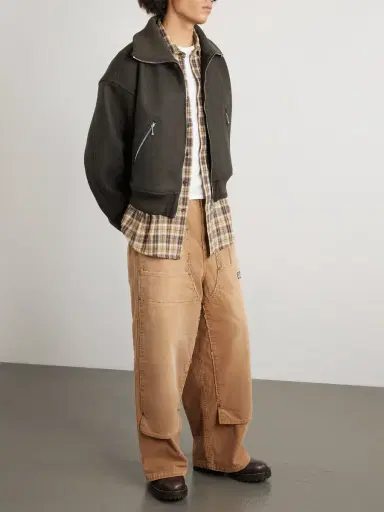KAPITAL Wool-Flannel Blouson Jacket - Men | Thumbnail 2