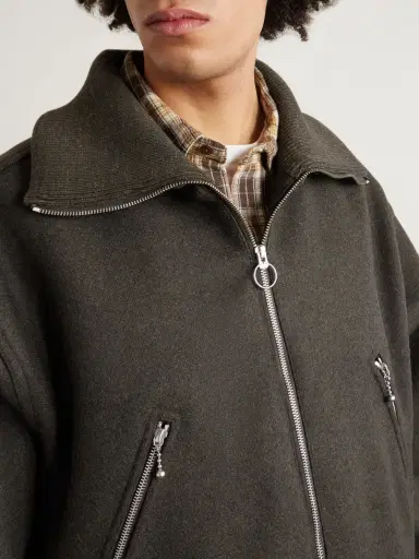 KAPITAL Wool-Flannel Blouson Jacket - Men | Thumbnail 5