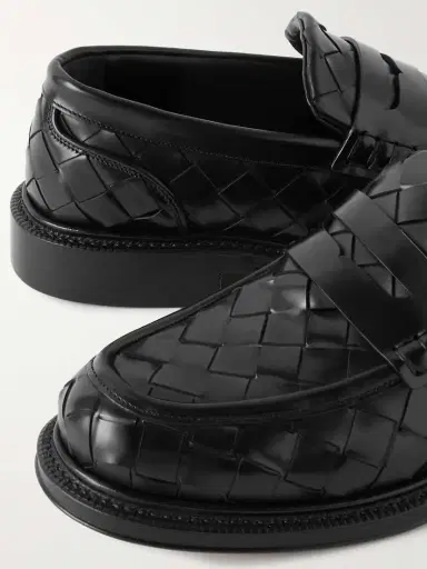 Bottega Veneta James Intrecciato Leather Loafers | Thumbnail 4 Bottega Veneta James Intrecciato Leather Loafers | Thumbnail 4