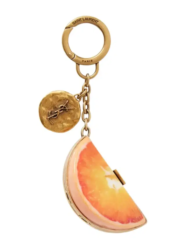Gold-tone And Resin Bag Charm