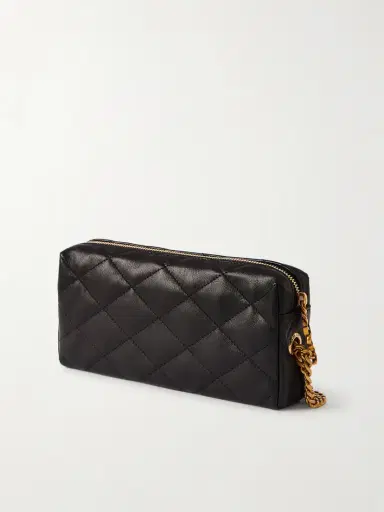 Saint Laurent Cassandre Bijou Quilted Textured-leather Pouch | Thumbnail 3 Saint Laurent Cassandre Bijou Quilted Textured-leather Pouch | Thumbnail 3