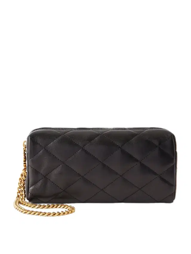 Cassandre Bijou Quilted Textured-leather Pouch