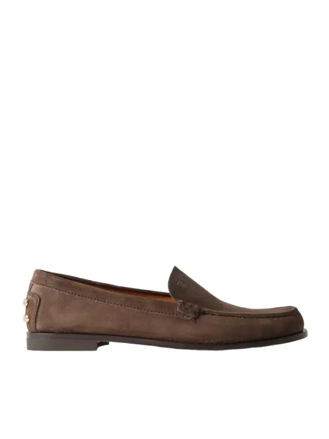 Studded Suede Loafers
