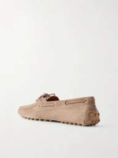 Tod's Gommino Suede Boat Shoes | Thumbnail 3 Tod's Gommino Suede Boat Shoes | Thumbnail 3