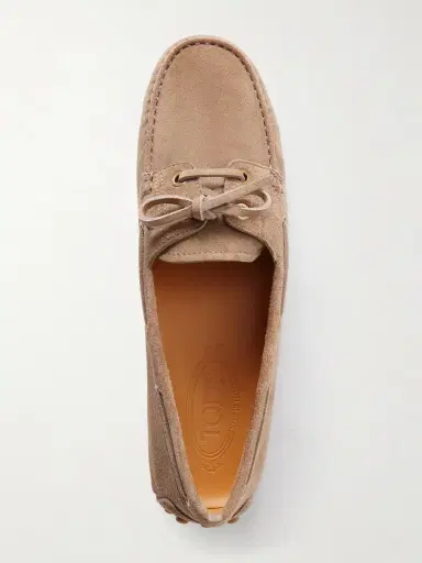 Tod's Gommino Suede Boat Shoes | Thumbnail 6 Tod's Gommino Suede Boat Shoes | Thumbnail 6