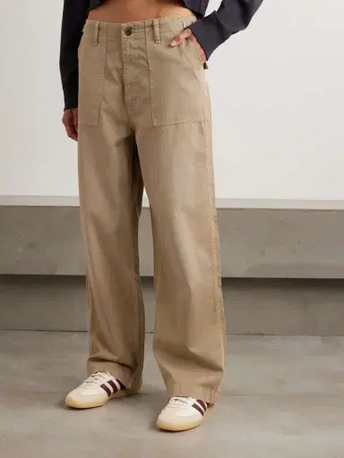 RE/DONE The Trooper Cotton Wide-leg Pants | Thumbnail 2 RE/DONE The Trooper Cotton Wide-leg Pants | Thumbnail 2