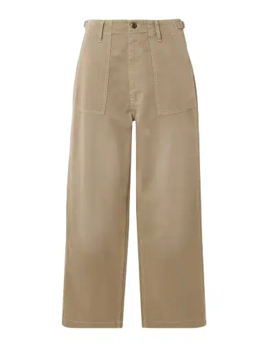RE/DONE The Trooper Cotton Wide-leg Pants | Thumbnail 1 RE/DONE The Trooper Cotton Wide-leg Pants | Thumbnail 1