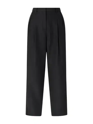 TWP Cornelia St. Satin-trimmed Wool Tapered Pants | Thumbnail 1