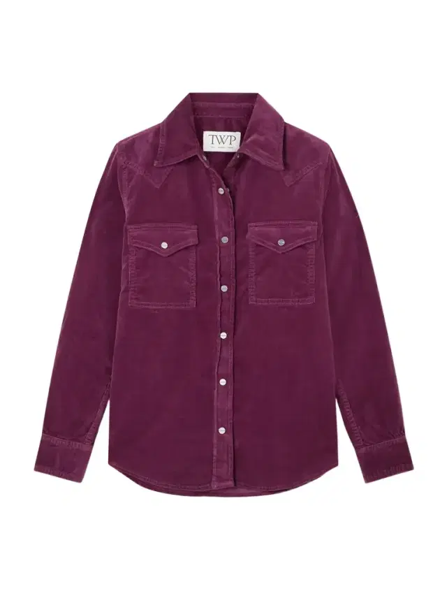 Paneled Cotton-blend Corduroy Shirt