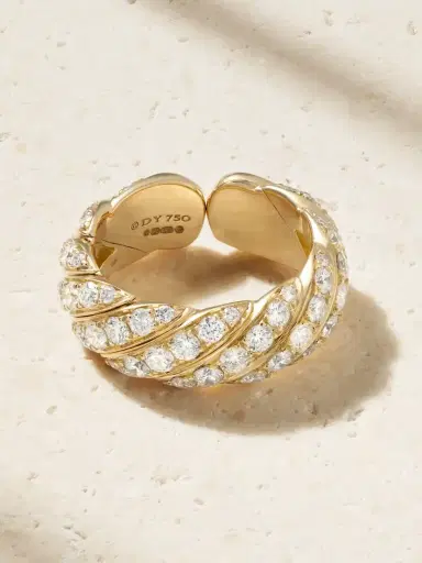 David Yurman 18-karat Gold Diamond Ring | Thumbnail 1 David Yurman 18-karat Gold Diamond Ring | Thumbnail 1