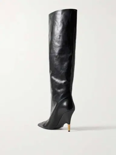 Khaite Bella Leather Knee Boots | Thumbnail 3 Khaite Bella Leather Knee Boots | Thumbnail 3