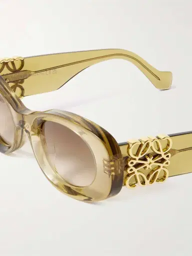 Loewe Anagram Oversized Cat-eye Acetate Sunglasses | Thumbnail 4 Loewe Anagram Oversized Cat-eye Acetate Sunglasses | Thumbnail 4