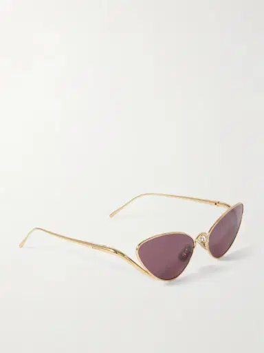 Loewe Cat-eye Gold-tone Sunglasses | Thumbnail 3 Loewe Cat-eye Gold-tone Sunglasses | Thumbnail 3