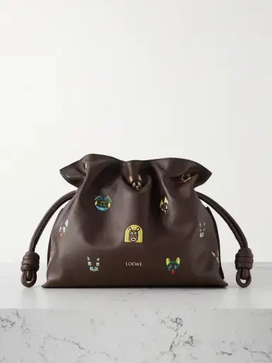 Loewe + Louis Wain Flamenco Cats Mini Printed Leather Clutch | Thumbnail 1 Loewe + Louis Wain Flamenco Cats Mini Printed Leather Clutch | Thumbnail 1