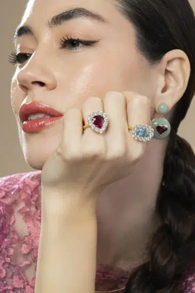Retrouvaí Aquamarine Diamond Heirloom Ring | Thumbnail 2