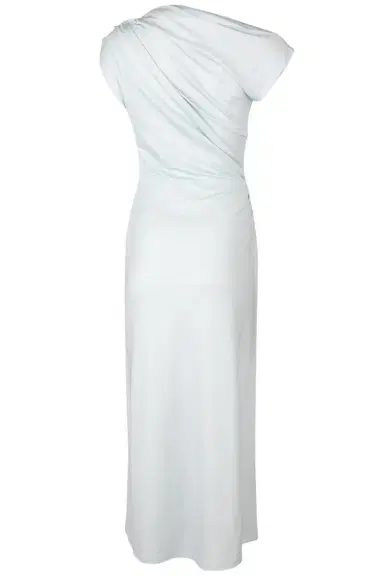 Oscar de la Renta Cyclamen Drape Detail Dress | Thumbnail 6