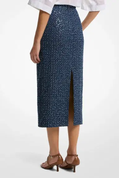 Michael Kors Collection Embellished Pencil Skirt | Thumbnail 3