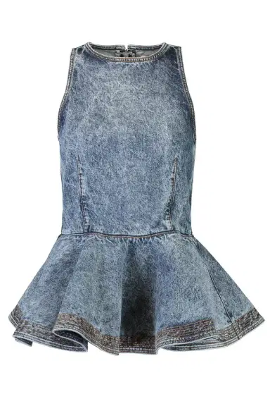 Alaïa Peplum Sleeveless Top | Thumbnail 1