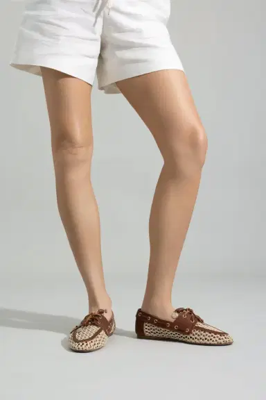 Ancient Greek Sandals Pliaria Loafer - Brown Natural | Thumbnail 4