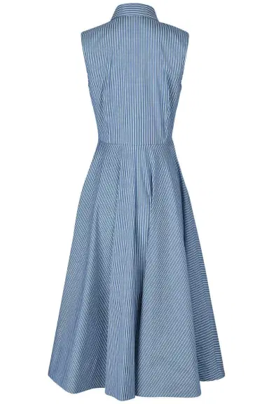 Michael Kors Collection Sleeveless Midi Shirt Dress | Thumbnail 5
