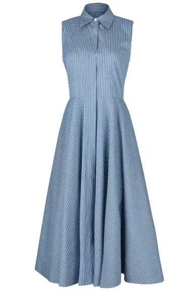 Michael Kors Collection Sleeveless Midi Shirt Dress | Thumbnail 1