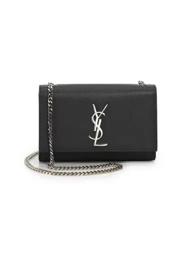 Saint Laurent Women's Kate Monogram Leather Chain Shoulder Bag - Black | Thumbnail 1 Saint Laurent Women's Kate Monogram Leather Chain Shoulder Bag - Black | Thumbnail 1