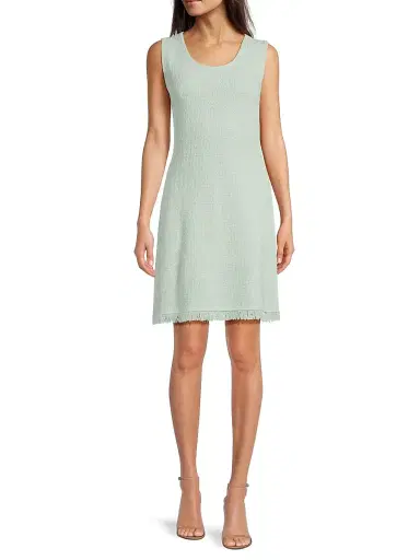 Misook Women's Sleeveless A-Line Minidress | Thumbnail 2