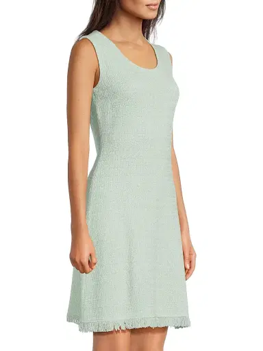 Misook Women's Sleeveless A-Line Minidress | Thumbnail 4