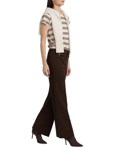 FRAME Women's The Reboot Trousers - Americano | Thumbnail 2 FRAME Women's The Reboot Trousers - Americano | Thumbnail 2