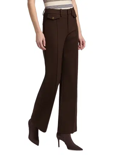 FRAME Women's The Reboot Trousers - Americano | Thumbnail 4 FRAME Women's The Reboot Trousers - Americano | Thumbnail 4