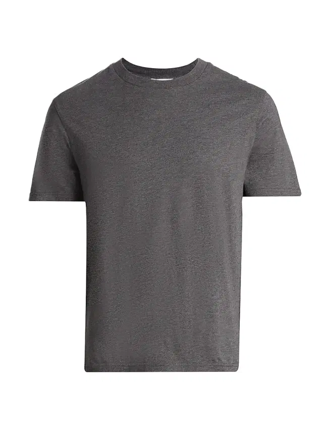 Men's Cotton Jersey Crewneck T-Shirt - Grey Melange