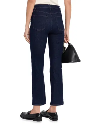 Frame Women's The Reboot Crop High-Rise Jeans - Dark Blue - Size 33 | Thumbnail 4 Frame Women's The Reboot Crop High-Rise Jeans - Dark Blue - Size 33 | Thumbnail 4