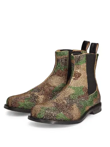 JW Anderson Women's 25MM Crystal-Embellished Camouflage Chelsea Boots | Thumbnail 2 JW Anderson Women's 25MM Crystal-Embellished Camouflage Chelsea Boots | Thumbnail 2