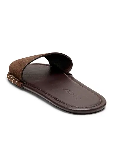 JW Anderson Women's Penny Slot Suede Sandals - Brown - Size 11 | Thumbnail 3 JW Anderson Women's Penny Slot Suede Sandals - Brown - Size 11 | Thumbnail 3