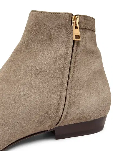 JW Anderson Women's 25MM Ruffled Suede Ankle Boots | Thumbnail 7 JW Anderson Women's 25MM Ruffled Suede Ankle Boots | Thumbnail 7