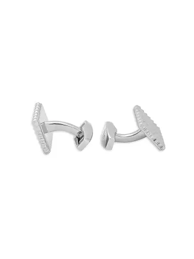 Tateossian Men's Silvertone 3D Pyramid Cufflinks | Thumbnail 2 Tateossian Men's Silvertone 3D Pyramid Cufflinks | Thumbnail 2