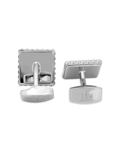 Tateossian Men's Silvertone 3D Pyramid Cufflinks | Thumbnail 3 Tateossian Men's Silvertone 3D Pyramid Cufflinks | Thumbnail 3