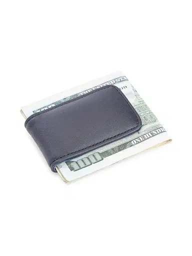 Royce New York Men's Leather Magnetic Money Clip | Thumbnail 2