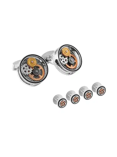 Tateossian Men's 6-Piece Shirt Studs & Cufflink Set | Thumbnail 1 Tateossian Men's 6-Piece Shirt Studs & Cufflink Set | Thumbnail 1