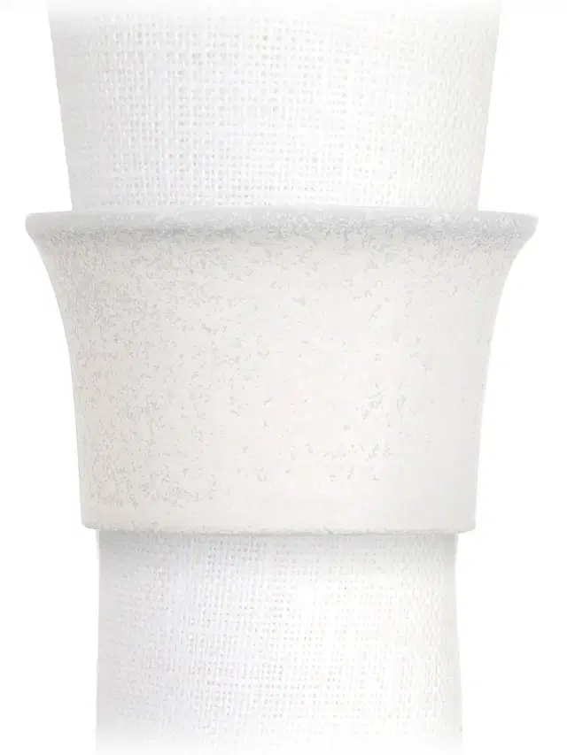 L'Objet Terra Flare 4-Piece Napkin Ring Set - Stone