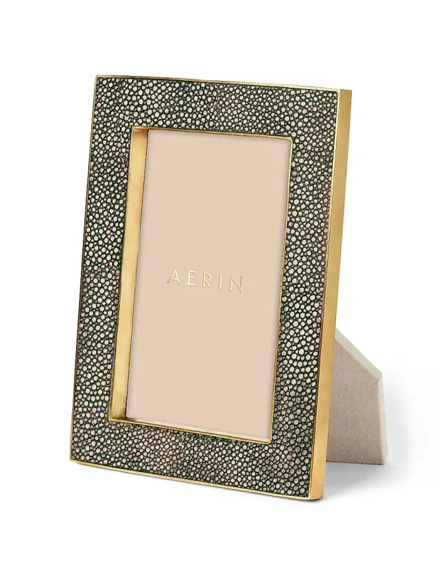 AERIN Classic Embossed Shagreen Picture Frame 4 x 6