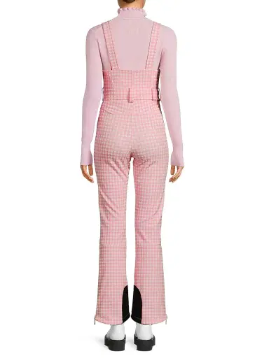 Cordova Women's Fernie Gingham Ski Bib - Peony Gingham - Size XL | Thumbnail 5