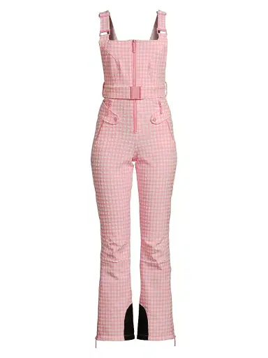 Cordova Women's Fernie Gingham Ski Bib - Peony Gingham - Size XL | Thumbnail 1