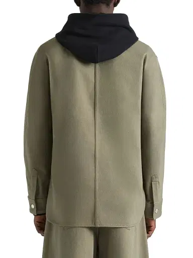 Givenchy Men's Couture Seam Overshirt in Overdyed Denim - Salvia - Size XS | Thumbnail 3 Givenchy Men's Couture Seam Overshirt in Overdyed Denim - Salvia - Size XS | Thumbnail 3