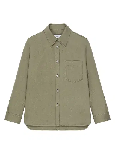 Givenchy Men's Couture Seam Overshirt in Overdyed Denim - Salvia - Size XS | Thumbnail 1 Givenchy Men's Couture Seam Overshirt in Overdyed Denim - Salvia - Size XS | Thumbnail 1