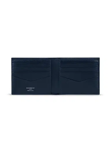 Givenchy Men's Antigona Stamped Bicolor Wallet in Leather - Military Blue | Thumbnail 3