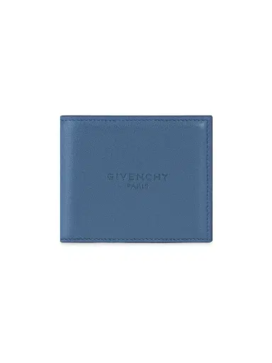 Givenchy Men's Antigona Stamped Bicolor Wallet in Leather - Military Blue | Thumbnail 1