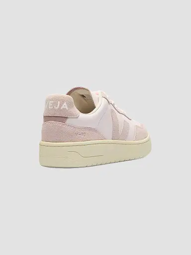 Veja Women's V-90 Leather & Suede Low-Top Sneakers - Pale Pink - Size 10 | Thumbnail 3
